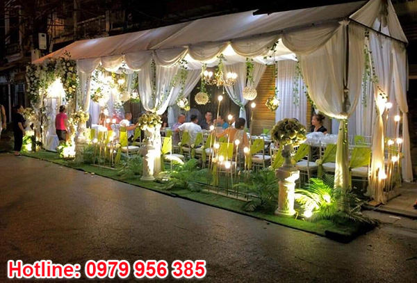 Những mẫu rạp cưới đẹp
