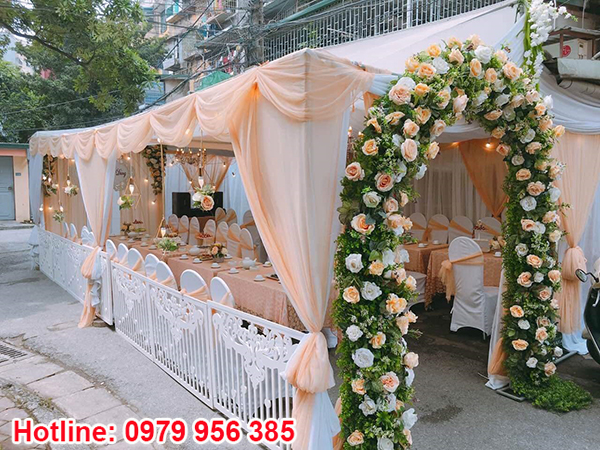 Mẫu rạp tổ chức đám cưới