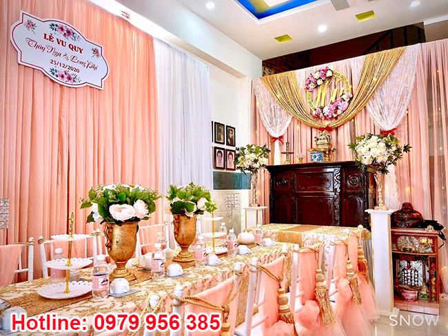 Trang trí gia tiên đơn giản