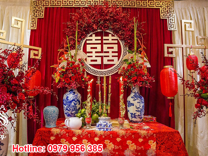 Trang trí gia tiên đơn giản