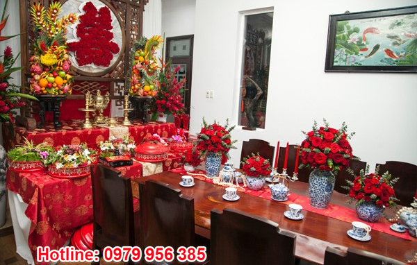 Trang trí gia tiên đơn giản miền bắc