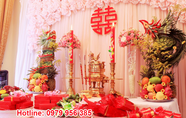 Trang trí gia tiên đơn giản miền nam