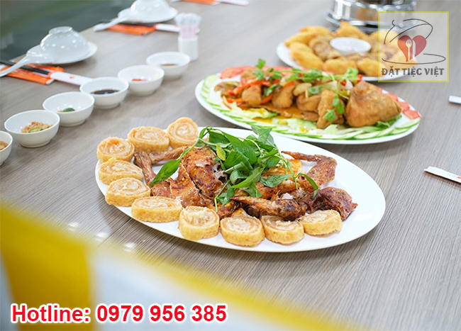 Menu đặt tiệc ngon hấp dẫn