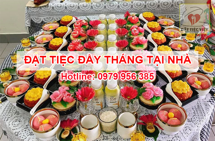 Dịch vụ đặt tiệc đầy tháng tại nhà