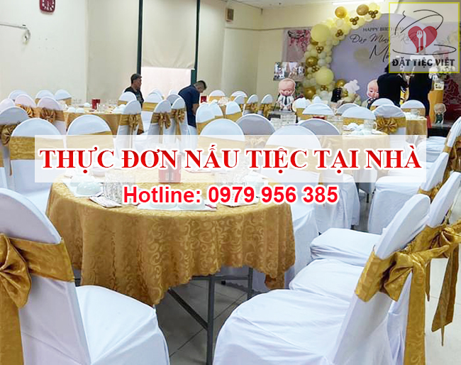 Thực đơn nấu tiệc tại nhà