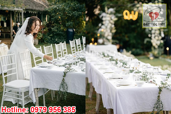 đặt tiệc cưới tại nhà