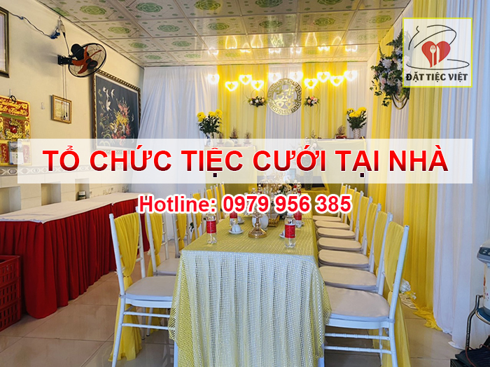 Dịch vụ tổ chức tiệc cưới tại nhà